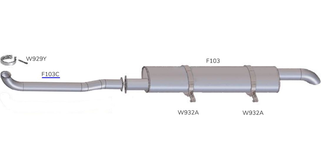 F103C - SAIDA MOTOR VW/CARGO