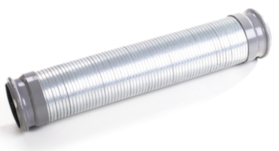 F6542A - TUBO INTERMEDIARIO FLEXIVEL 3,5" 500 MM GALV C/ BOCA