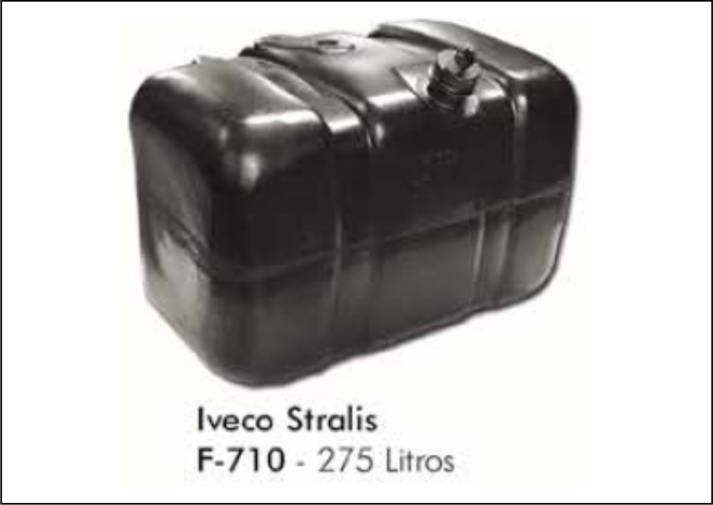 F710 - TANQUE PLASTICO 275 LTS QUAD IVECO