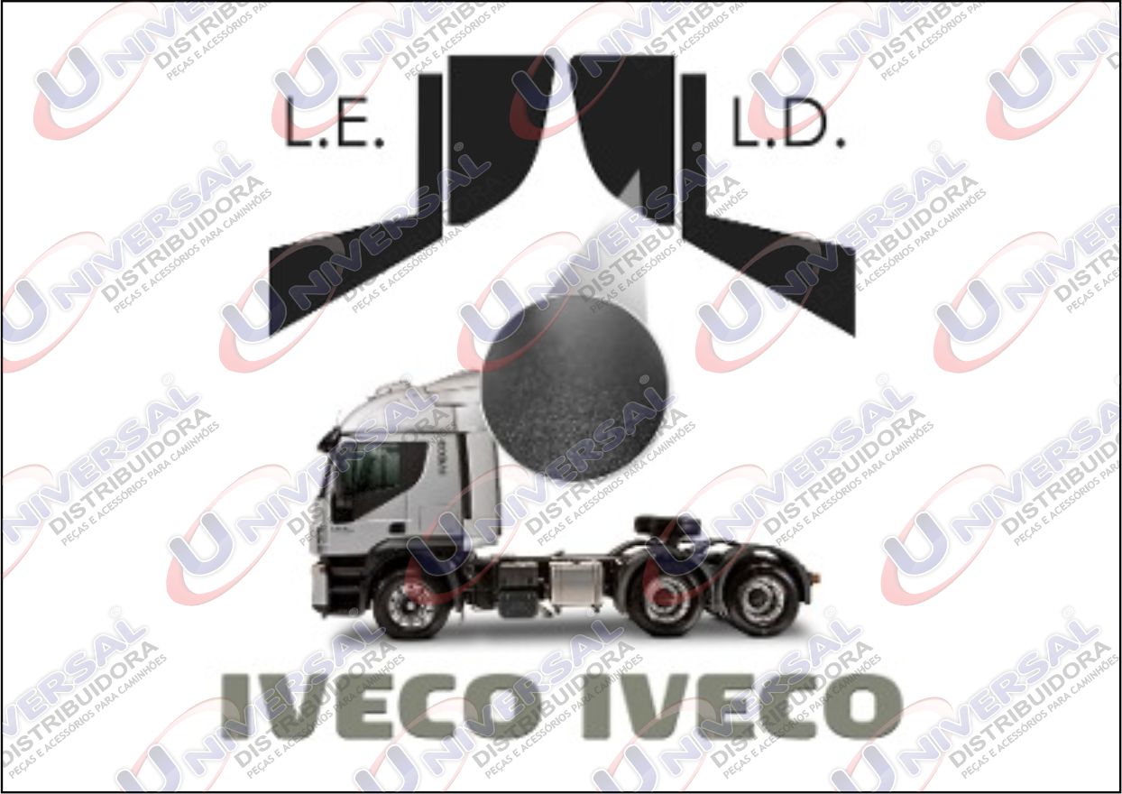PR1600 - FAIXA LATERAL IVECO PRETO