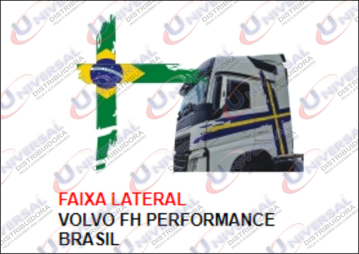 ADS3028 - FAIXA LATERAL VOLVO FH4 2015 BRASIL