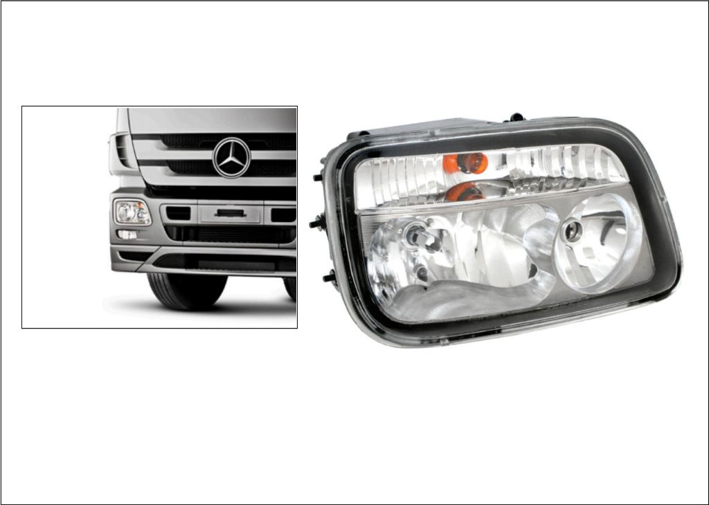 FM205D - FAROL PRINC E SETA ACTROS 2008 LD