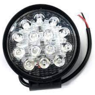 FLX2046 - FAROL AUX 14 LEDS REDONDO 42W BIVOLT 22 MM