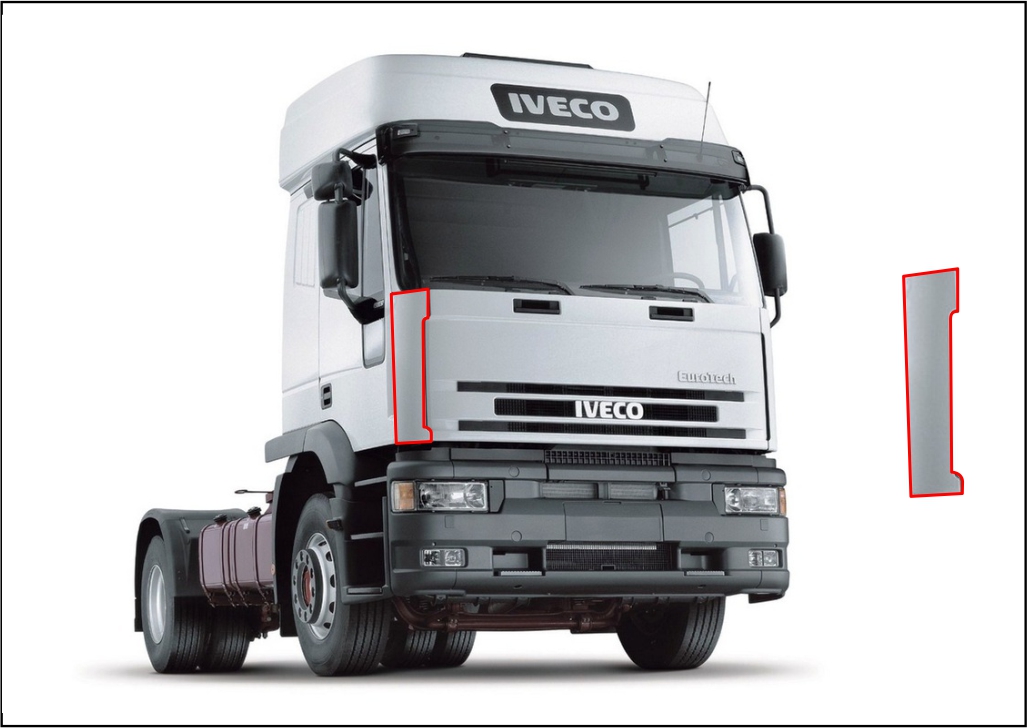 FBC616 - DEFLETOR COLUNA IVECO EUROTECH LE