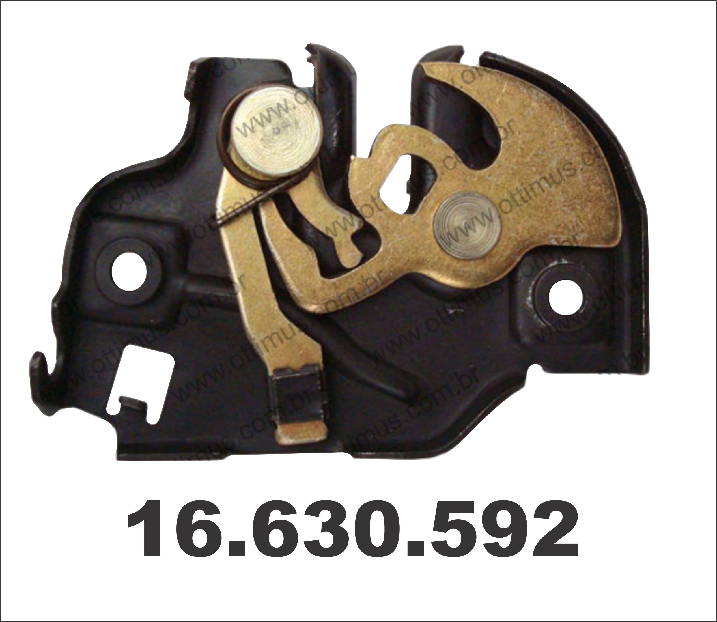 OT014 - FECHADURA CAPO EXT INFERIOR S-10/BLAZER/SILVERADO