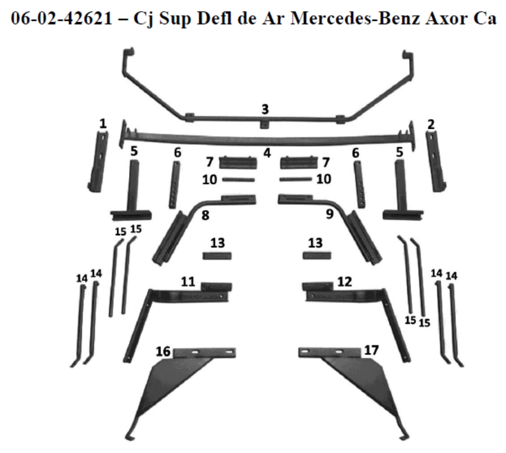 FP17137 - DEFLETOR BAU COMP MB AXOR C/ ALTA