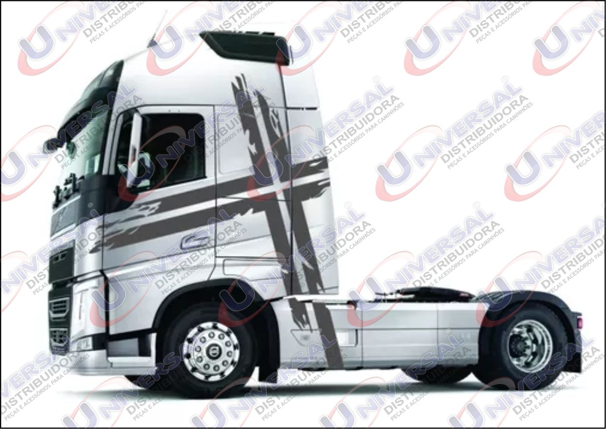 ADS2994 - FAIXA LATERAL VOLVO FH4 2015 A 2022 AZUL