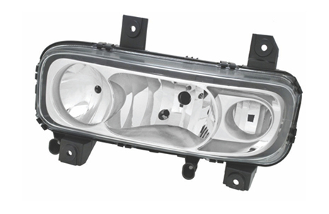 FM217LD - FAROL MB ATEGO 2010 A 2012 C/AUX.NEBLINA LD LISO