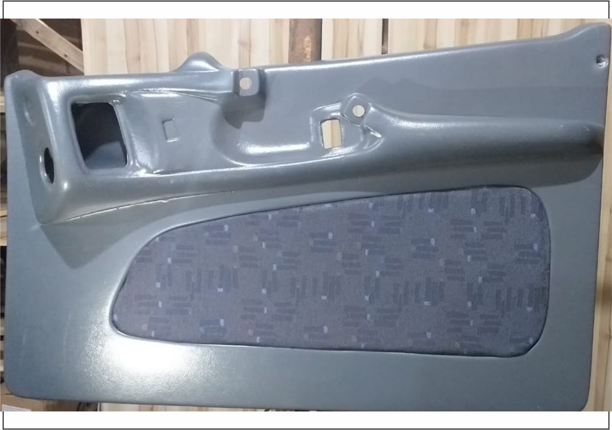 FP444-CZE-DIR - FORRO PORTA MB 1620/1938 C/ TECIDO CINZA LD