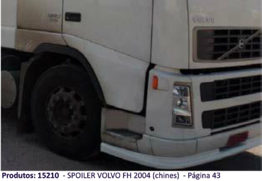 FP15210 - SPOILER VOLVO FH 2004 CHINES FIBRA (01 PARTE)