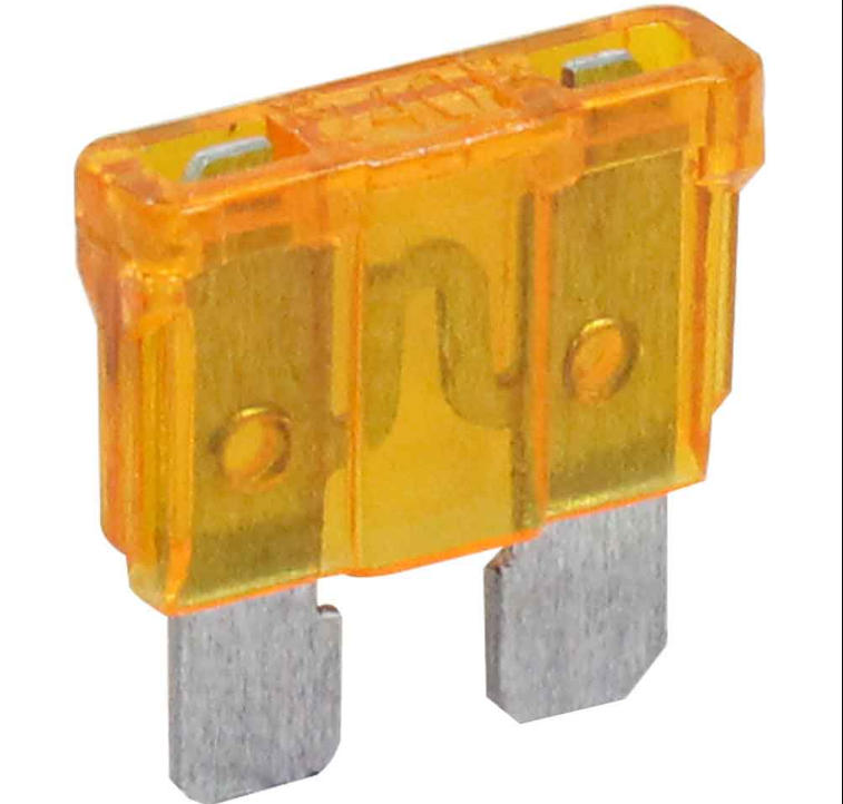 R520.115 - FUSIVEL DE LAMINA 40 AMP. - C/10 PCS LARANJA