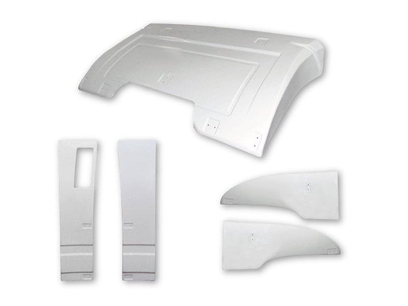 FP19517 - DEFLETOR BAU COMP SCANIA 112 113 PLASTICO