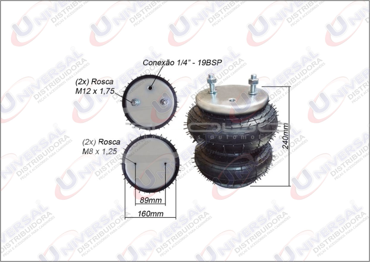 GB2078CR - BOLSA EIXO CARRETA