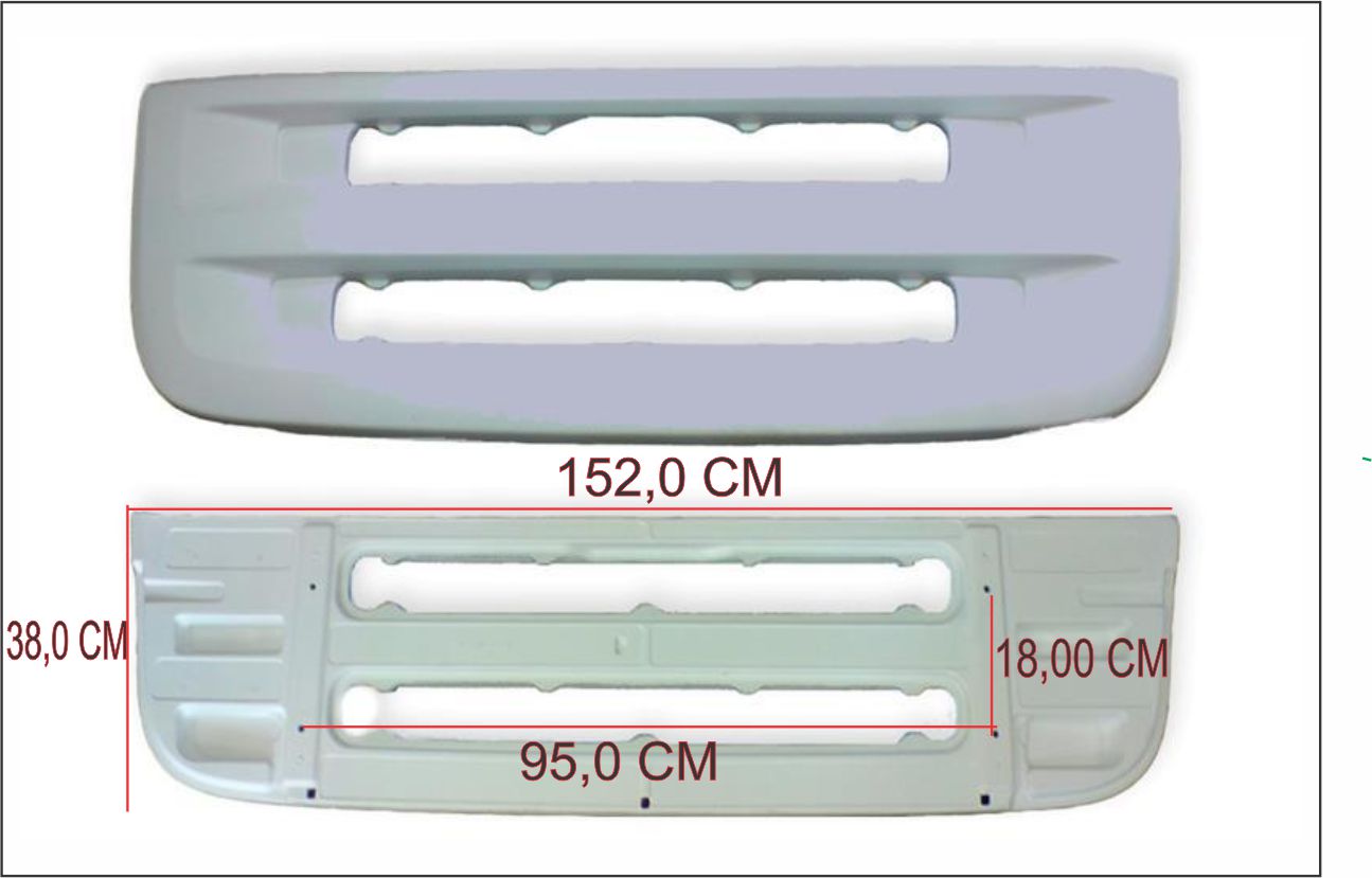 AM6114 - GRADE SCANIA S5 INFERIOR S/TELA SMC 37,5 X 95 P/G/R