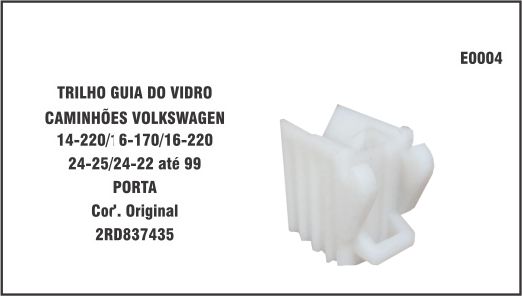 VT1222 - GUIA VIDRO PORTA VW TODOS