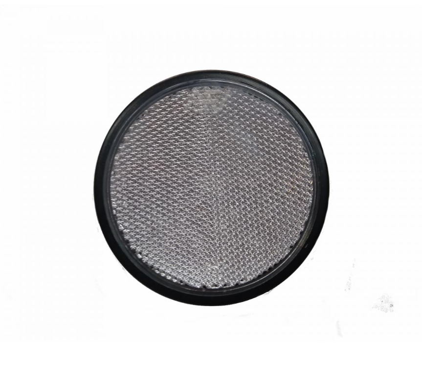 GX357 CR - LANTERNA REFLETIVA OLHO DE GATO 88MM C/PARAFUSO CR