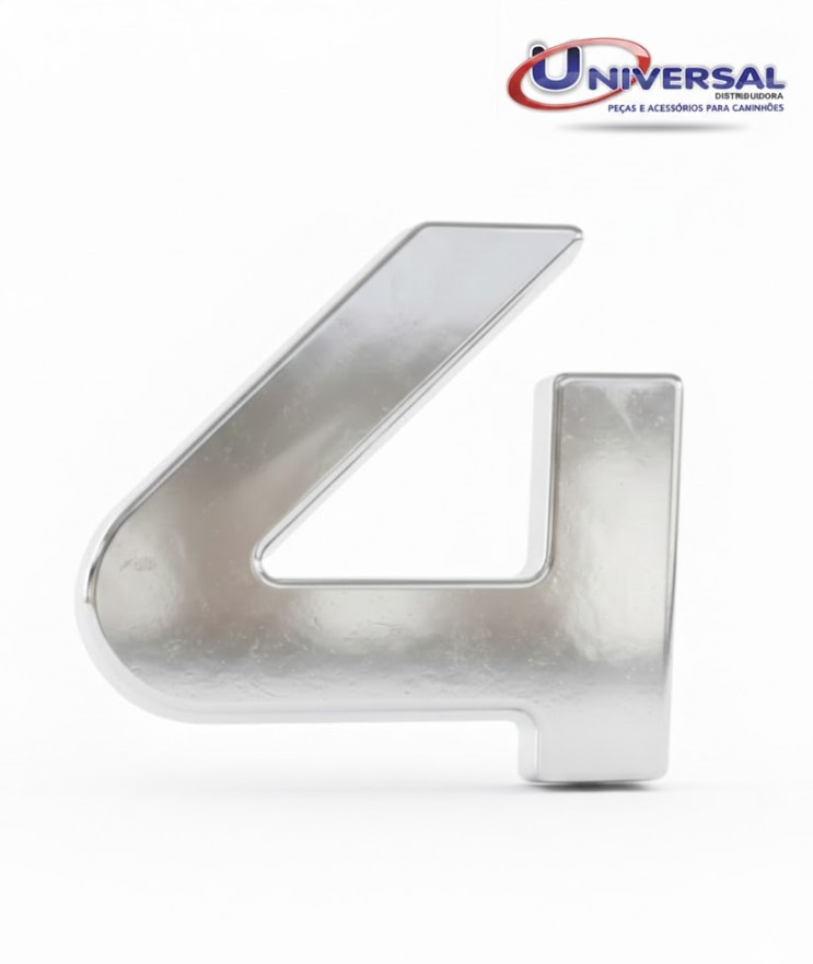 IVECO 4 - EMBLEMA ACETINADO IVECO N° 4