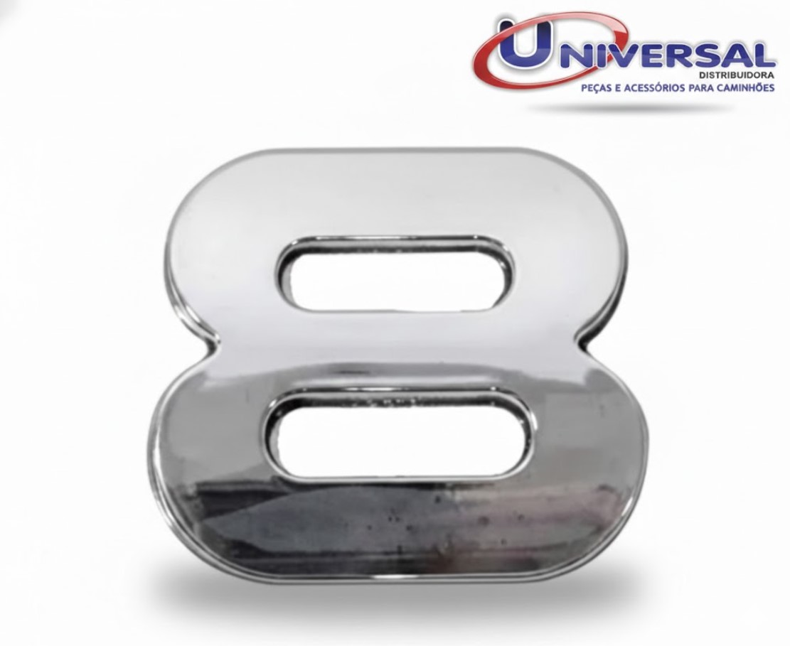 IVECO 8 - EMBLEMA ACETINADO IVECO N° 8