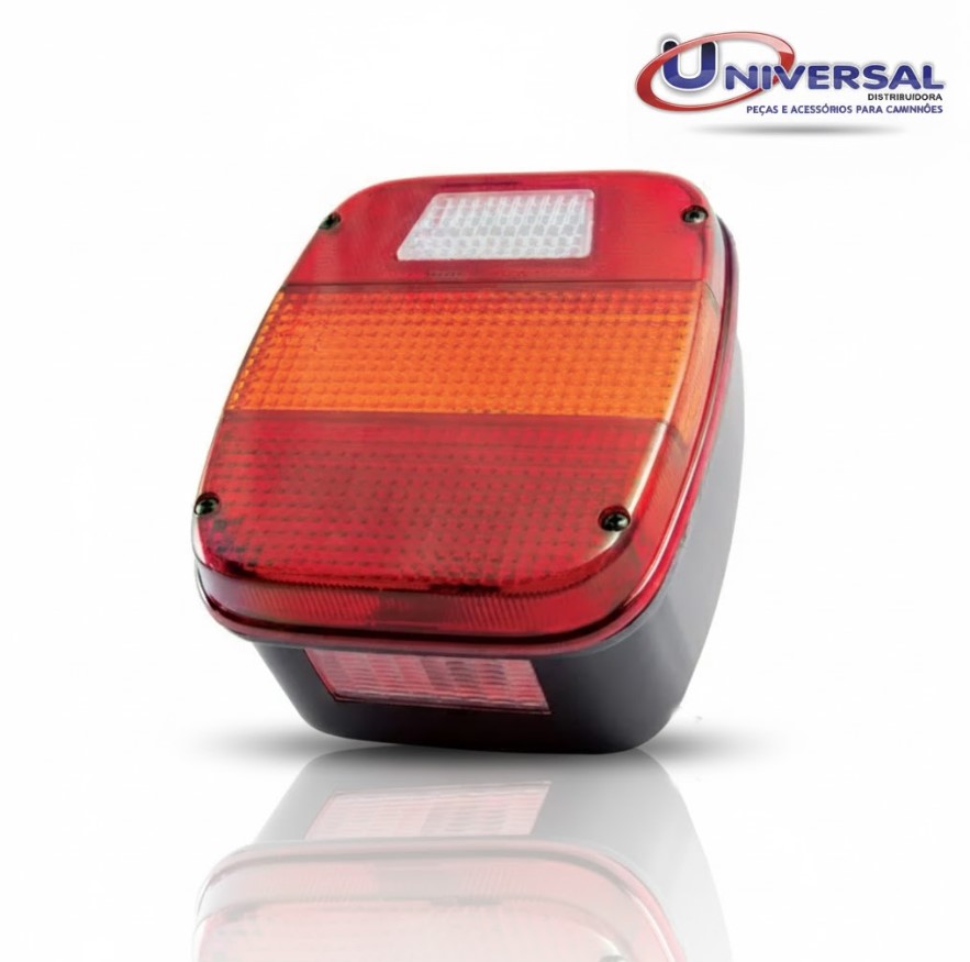 J-10049A TRI-PS-C/V- - LANTERNA TRASEIRA DO FORD / VW MARMITAO COM PLACA DE LED BIVOLT COM V