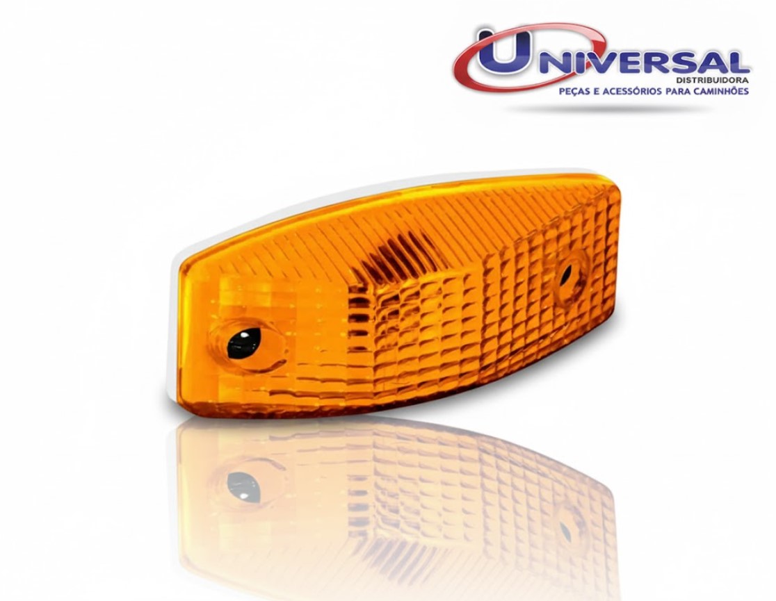 J-3001A AM-PS - LANTERNA LATERAL CAMINHAO VW ATE 88 E ONIBUS MARCOPOLO COM SOQUETE IN