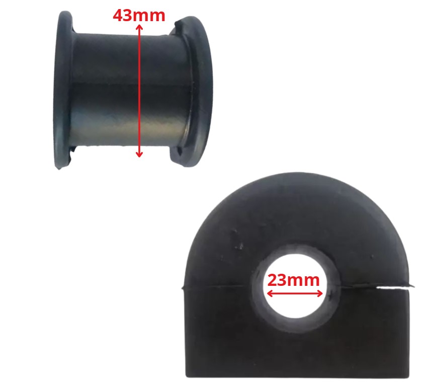 JC-2431 - BUCHA DA BARRA ESTABILIZADORA DIANTEIRA VW DELIVERY EXPRESS