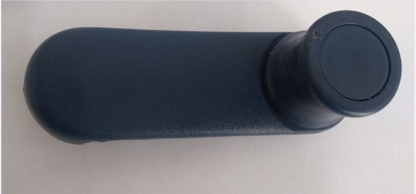 UNIV50439 - MANIVELA DO VIDRO HPN PLAST AZUL ESCURO