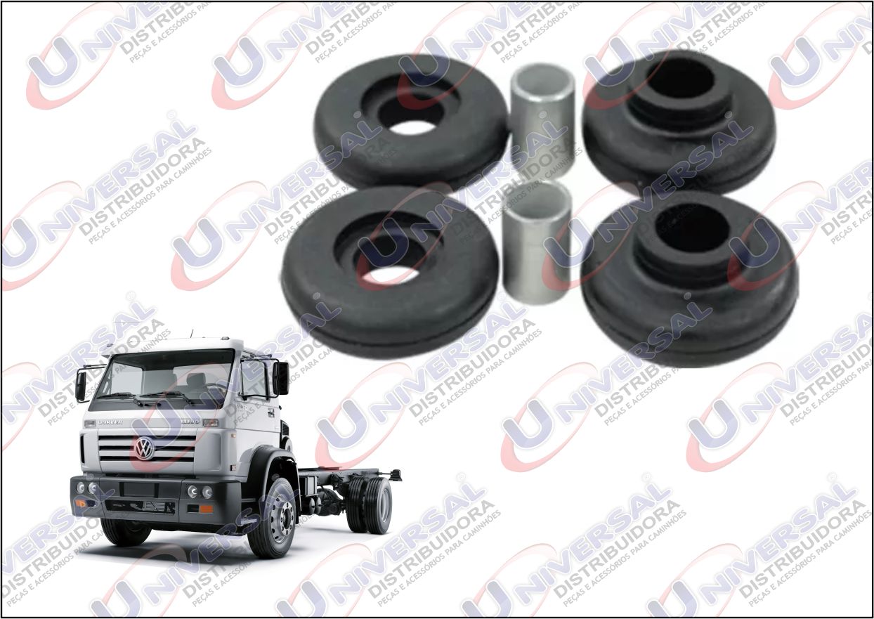 JC-2427 - CONJ DE BUCHAS C/ TUBO DO OLHAL DA BARRA DA SUSP. DIANT