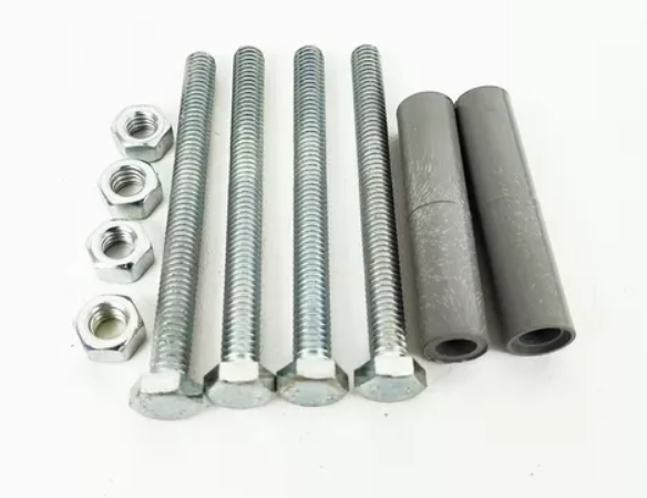 MAX3254125 - CONJ PARAFUSO FIXAR CINTAS COROTE (04 PARAFUSO + 04 PORCAS)