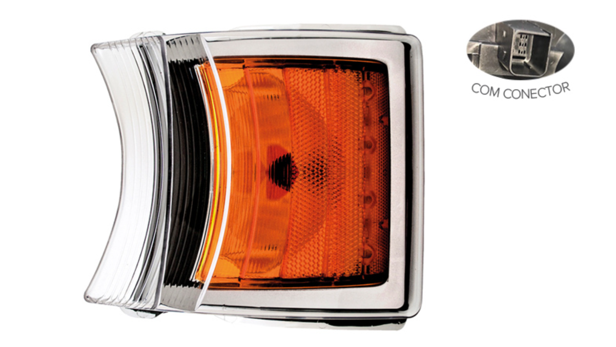 L2116 - LANTERNA SETA SCANIA S6 LED PGR C/CONETCTOR