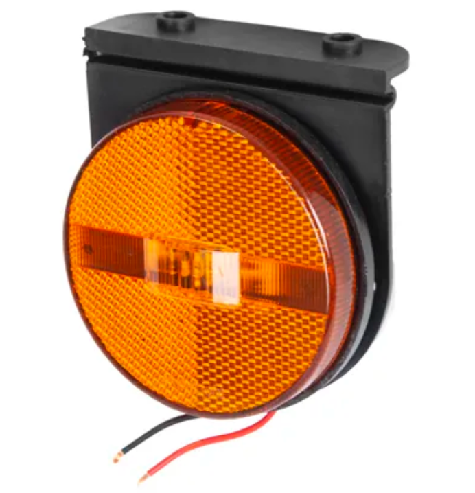 L30110AM - LANTERNA LATERAL RED 85 MM LED C/SUP REMOVIVEL C/FIO AM