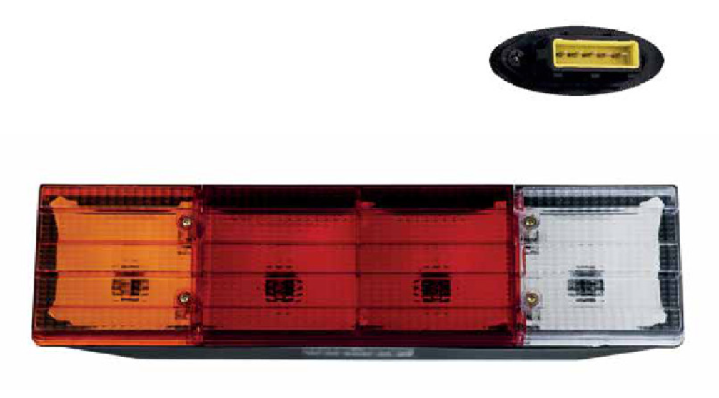 L5013 - LANTERNA TRAS 1418/MB 1618 C/VIGIA C/CONECTOR