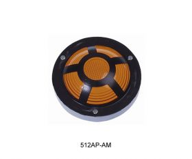 AF331/AM - LANTERNA ESTRIBO 5 TREVOS AMARELA