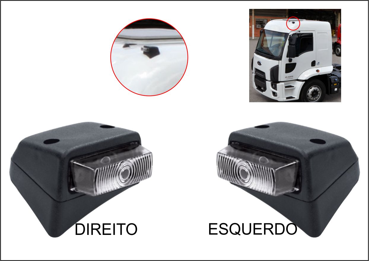 PL04623502 - LANTERNA CORUJINHA CARGO TETO ALTO GII LD