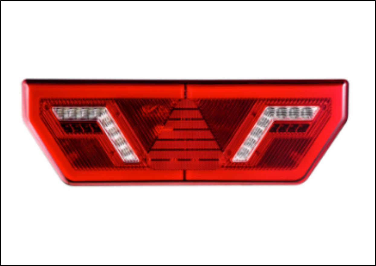 L3071.01 - LANTERNA TRASEIRA GUERRA 2020 C/ LED 24V LE PISCA SEQUENCIAL