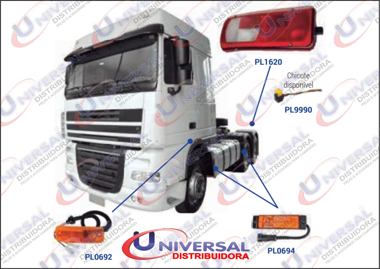 PL06944161 - LANTERNA LATERAL DAF XF LED