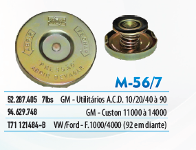 M-56/7 - TAMPA RADIADOR F-1000/ F-4000 APOS 92