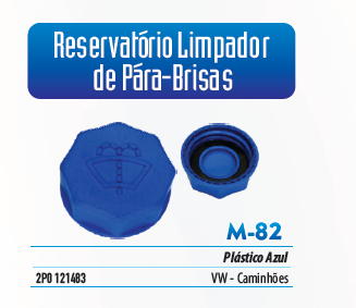 M-82 - TAMPA RESERV AGUA LIMPADOR PARABRISA VW