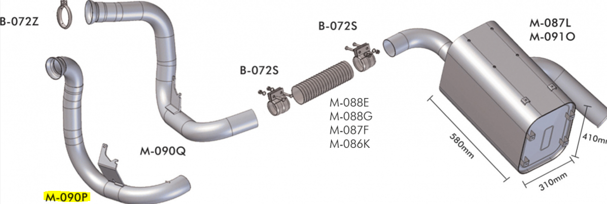 M090P - SAIDA MOTOR MB 1620 ELETRONICOS