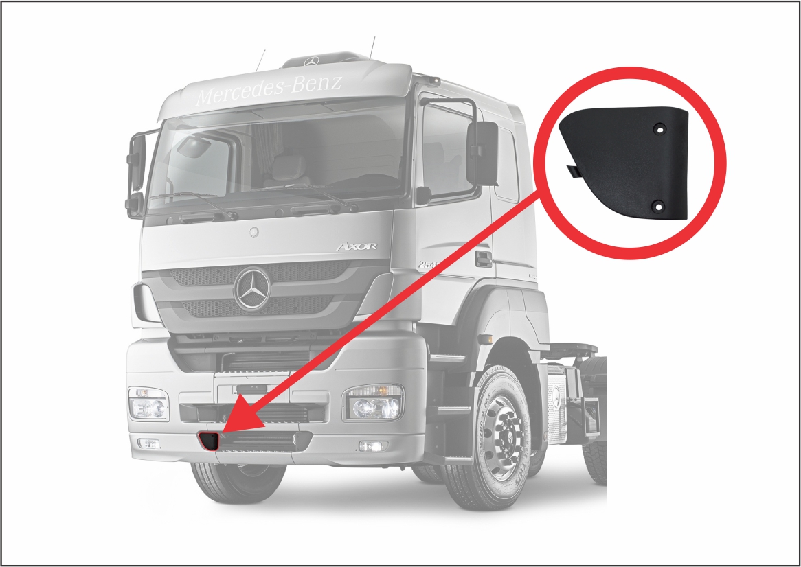 CP60234 - ACAB INFERIOR SPOILER MB AXOR LD