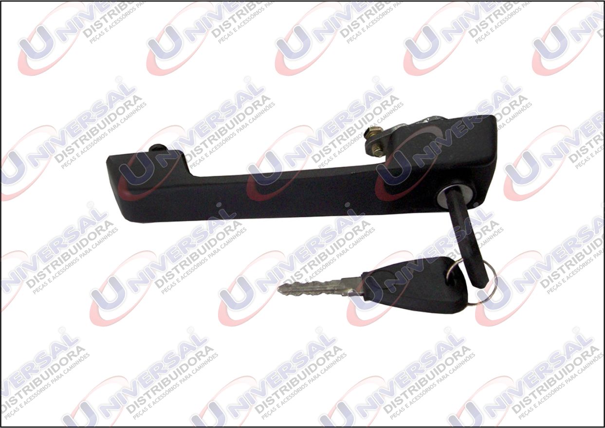 ORI5014 - MACANETA PORTA EXTERNA MB 1113 PRETA C/CHAVE