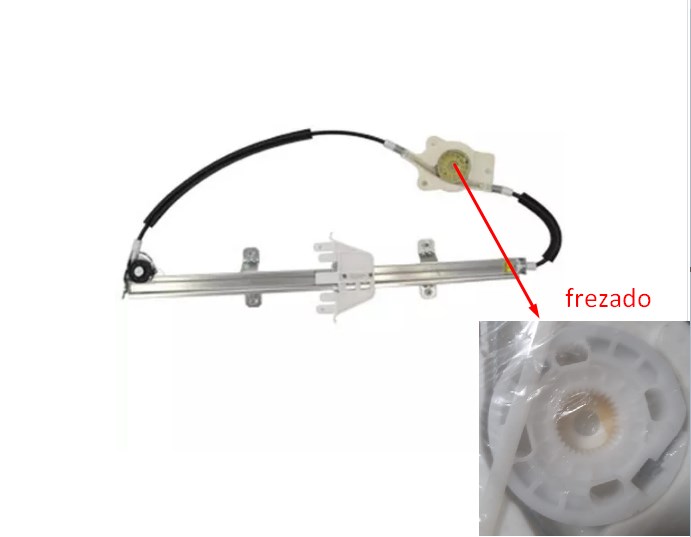 R5237D SM - MAQUINA VIDRO CARGO GII ELET. LD S/MOTOR P/ORIG