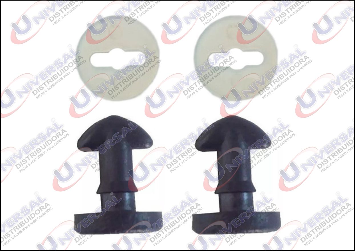 P654 - PRESILHA + TRAVA PAINEL INST/ CX FUSIVEL CARGO GI / VW