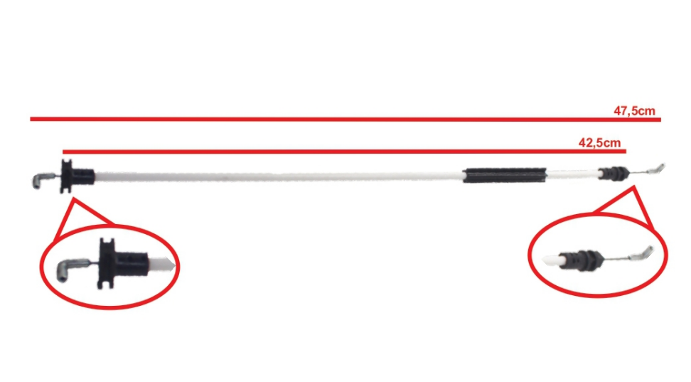 ORI13119 - VARAO ABRIR PORTA VW DELIVERY LE