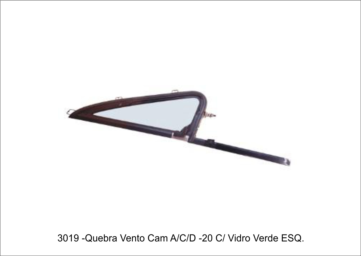 ORI3019 - QUEBRA VENTO D20 C/VIDRO VERDE LE