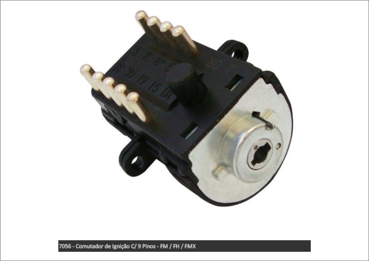 ORI7056 - COMUTADOR DE IGNICAO VOLVO C/ 9 PINOS - FM / FH / FMX