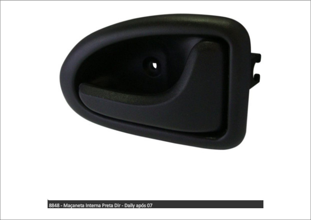 ORI8848 - MACANETA PORTA INTERNA IVECO DAILY LD 2007....PRETA