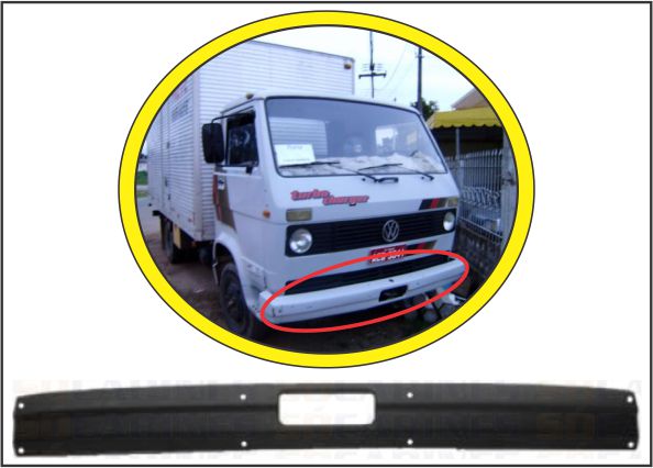 V122 - PARACHOQUE VW 6.90/7.90 FIBRA S/PONTEIRA