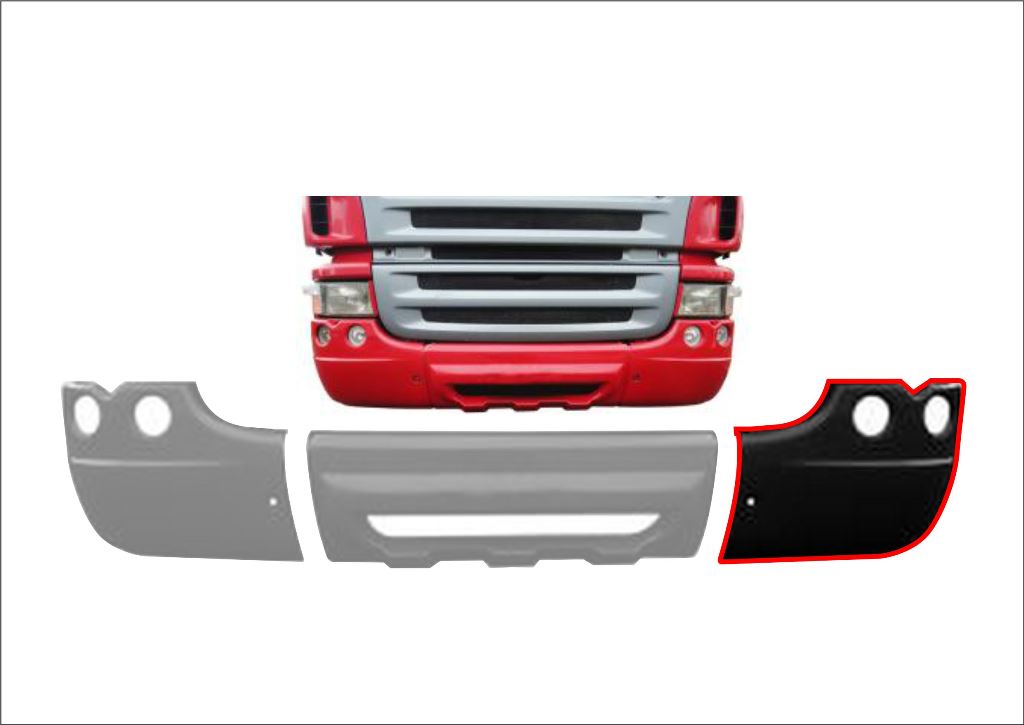 FP15871 - PARACHOQUE SCANIA S5 PONTEIRA LE (OFF ROAD)