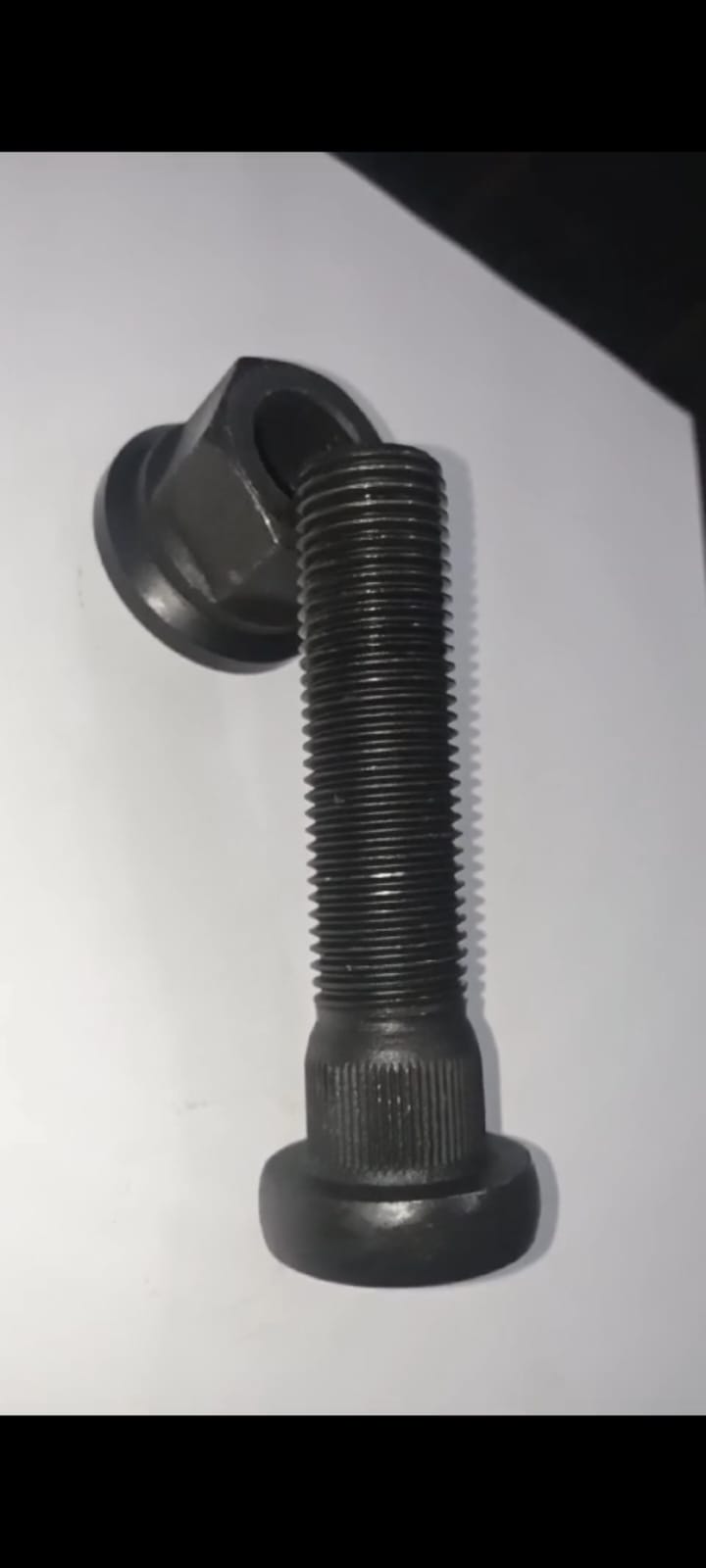 ZM 30.780.14 - CONJ PARAFUSO RODA TRASEIRO SC / VV ANTIGOS 7/8" ROSCA GROSSA PORCA 33