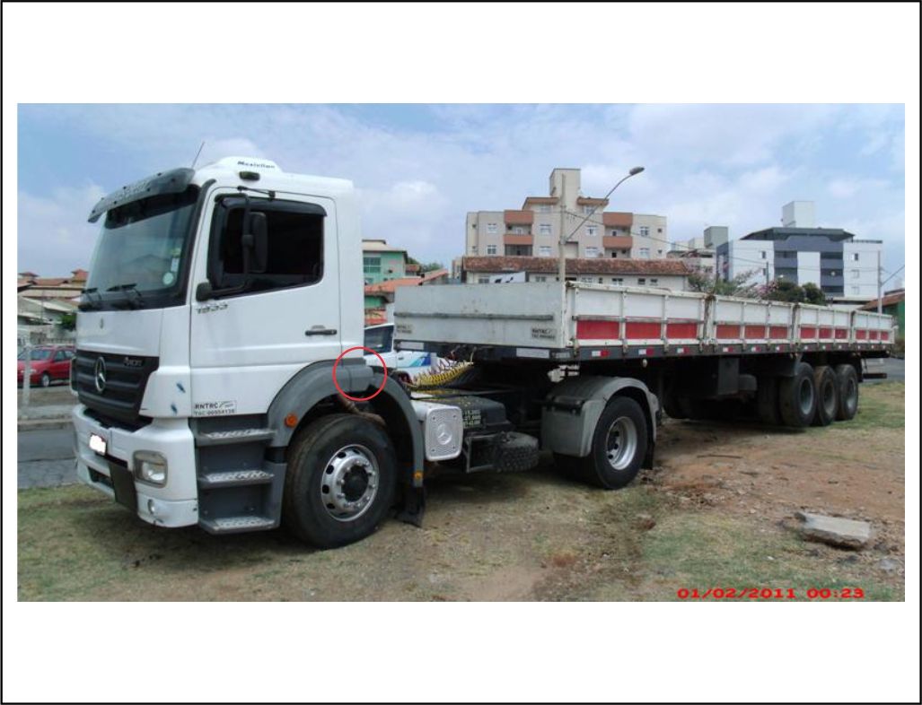 FBC363 - EXT PARALAMA CABINE CURTA MB AXOR 1933 LD RTM